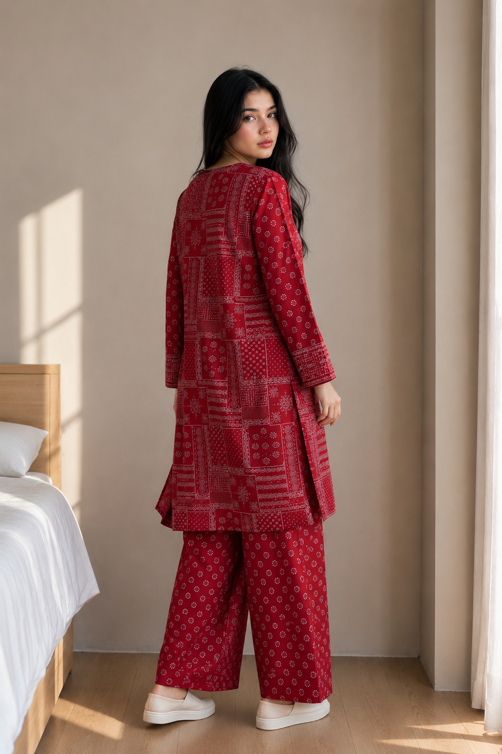 Red Shalwar Kameez 2 Piece | Buy Online Pakistan