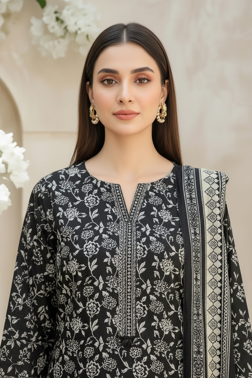 Printed Shalwar Kameez 3 Piece for Women | Buy Online Pakistan