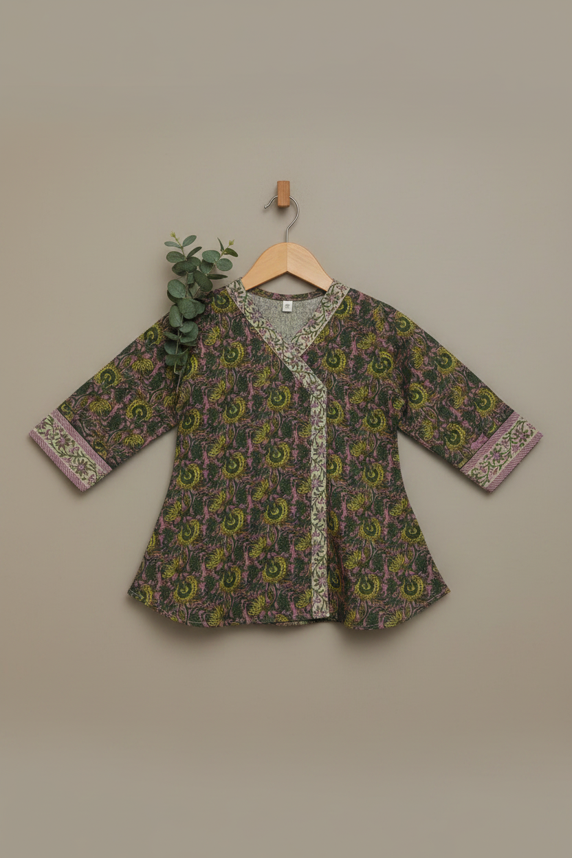 Girls Green Kurta and Pants Set | Buy Online Pakistan