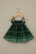 Baby Girls Green Frock | Kids Dress Online Pakistan