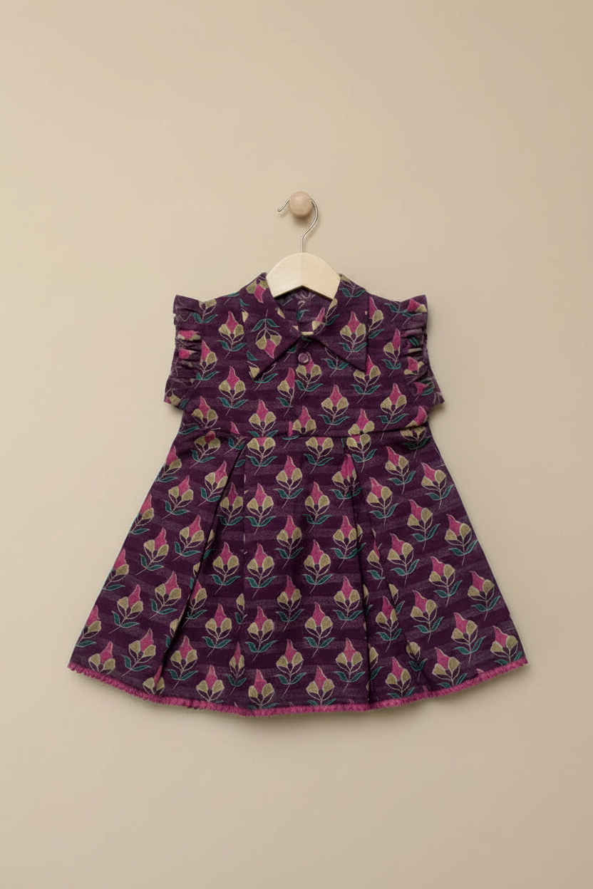 Girls Purple Frock | Kids Dress Online Pakistan