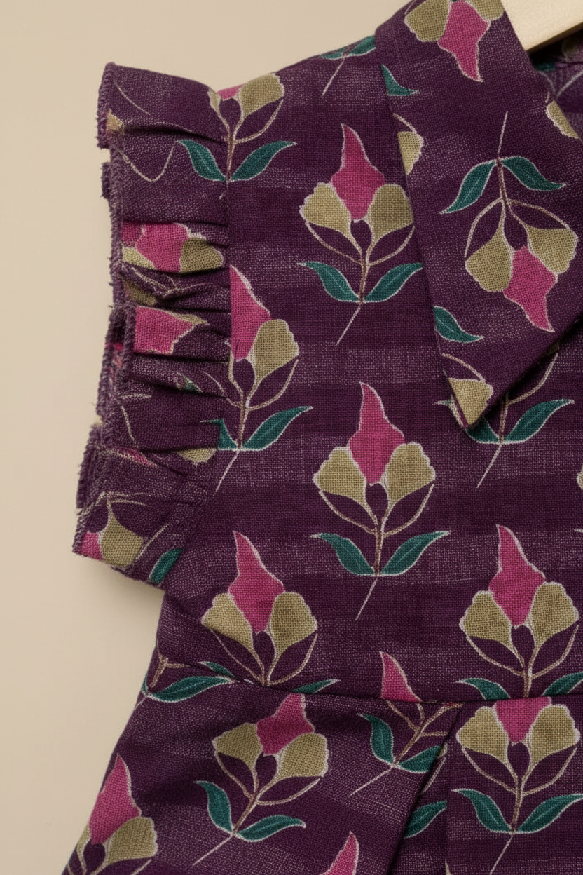 Girls Purple Frock | Kids Dress Online Pakistan