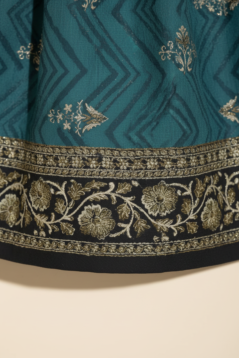 Girls Green Top and Palazzo Set | Buy Online Pakistan