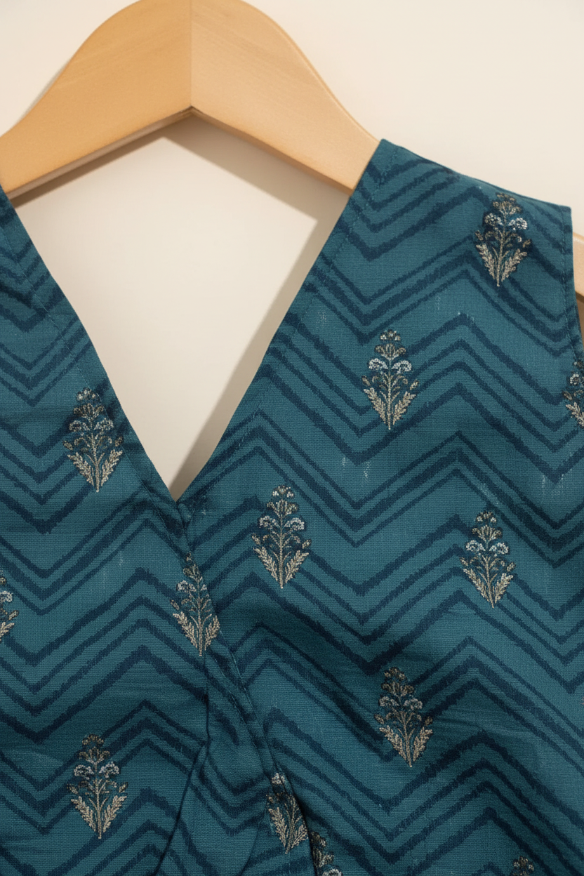 Girls Green Top and Palazzo Set | Buy Online Pakistan