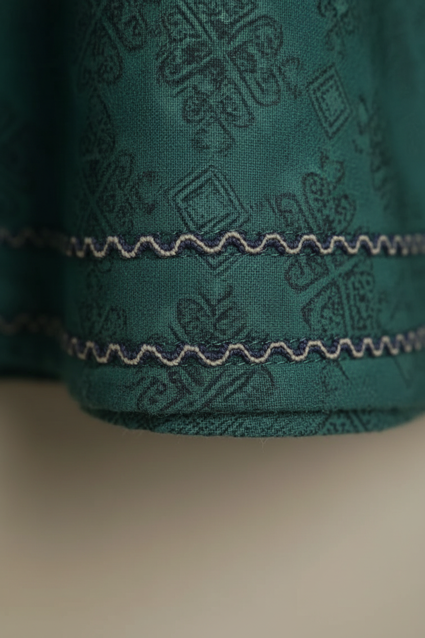 Girls Green Frock and Salwar Set | Kids Dress Online Pakistan