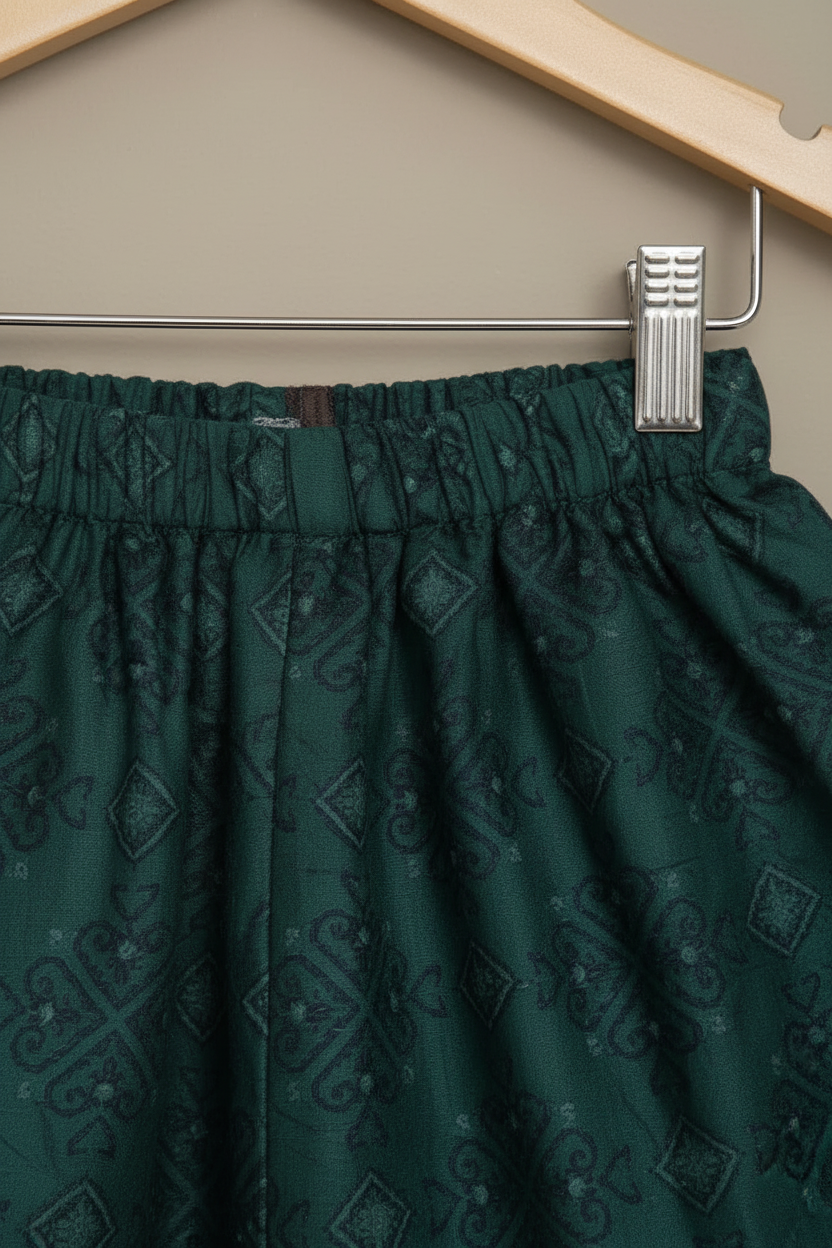 Girls Green Frock and Salwar Set | Kids Dress Online Pakistan