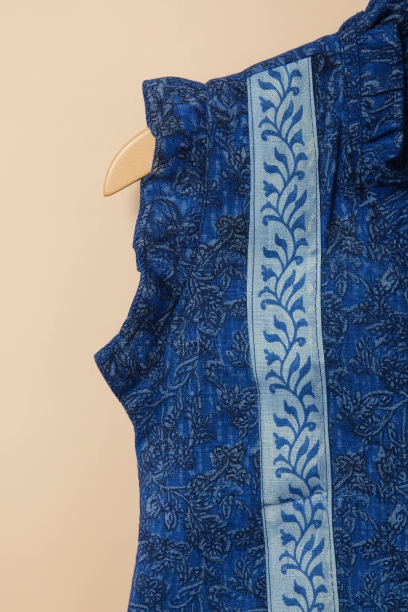 Girls Blue Top and Pants Set | Kids Dress Online Pakistan