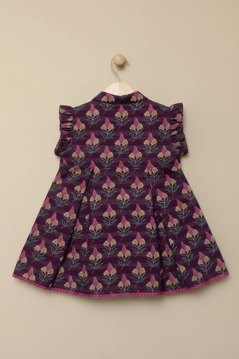 Girls Purple Frock | Kids Dress Online Pakistan