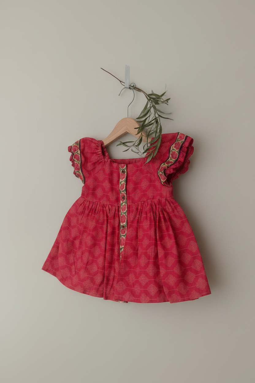Baby Girls Red Top and Shorts Set | Buy Online Pakistan